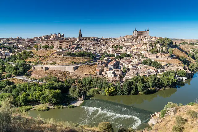 Bird's eye view, Toledo, Spain