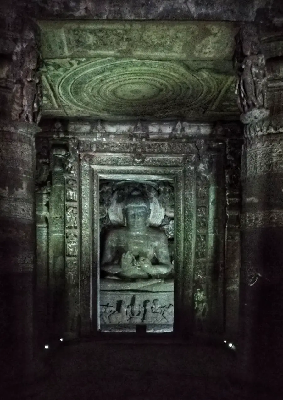 Buddha Statue At Cave No 1