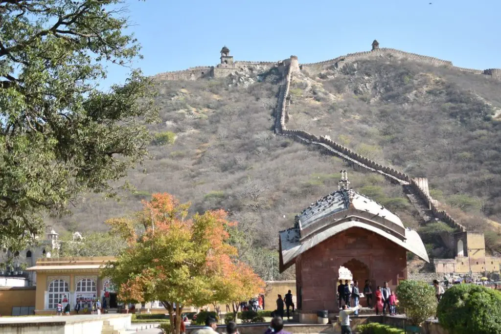 View of Jaigarh Fort from Amer Fort