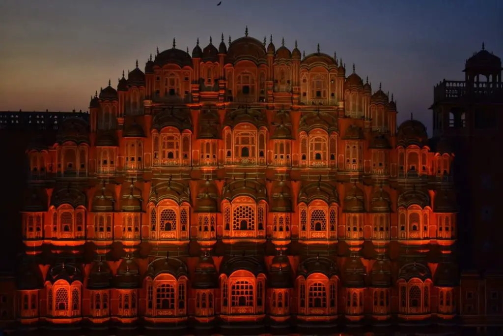 Front View Of Hawa Mahal