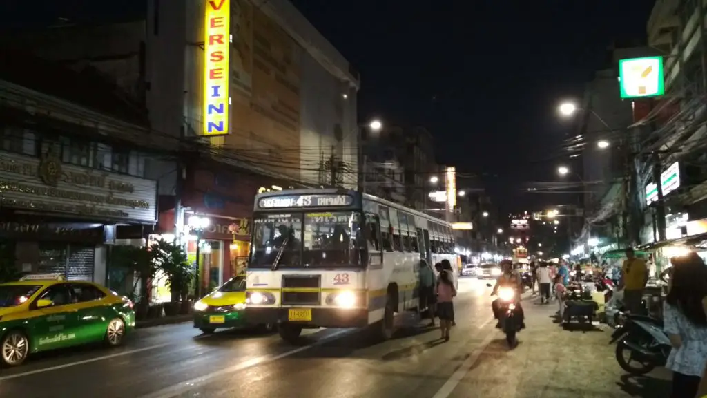 Khao San Road To Don Muang Airport Bus A4 Bus Stop