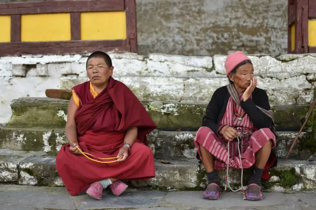 Monks at Tawang Monastery