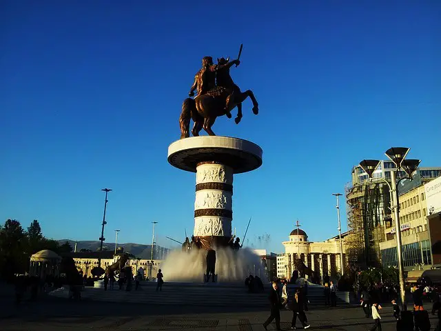 Skojpe, Macedonia square
