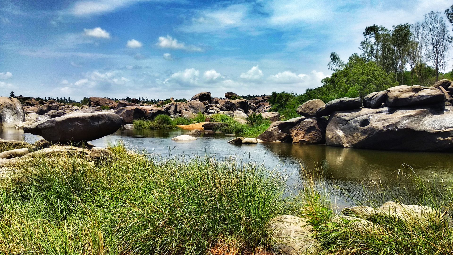 Tungbhadra River Bank, Hampi