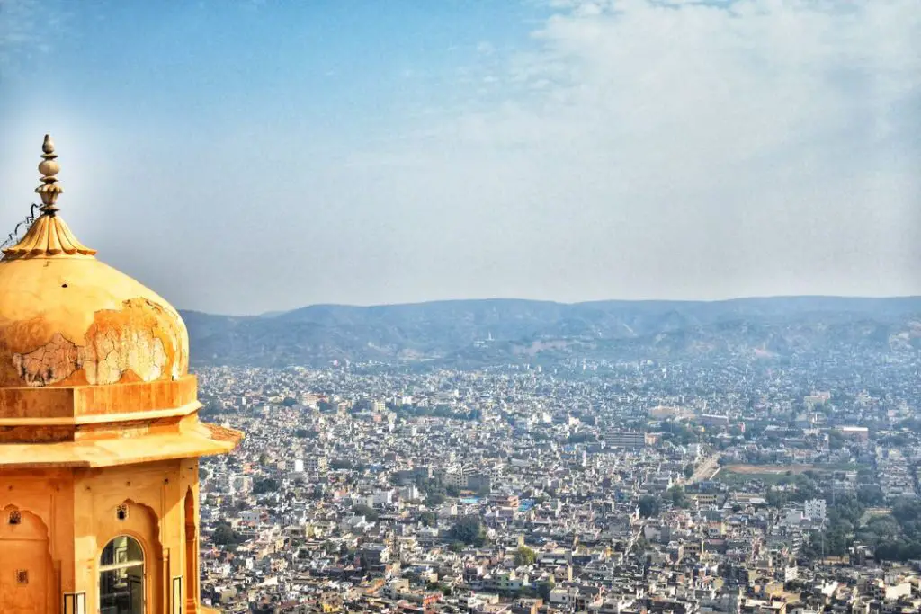View Of Jaipur City From Nahargarh Fort 