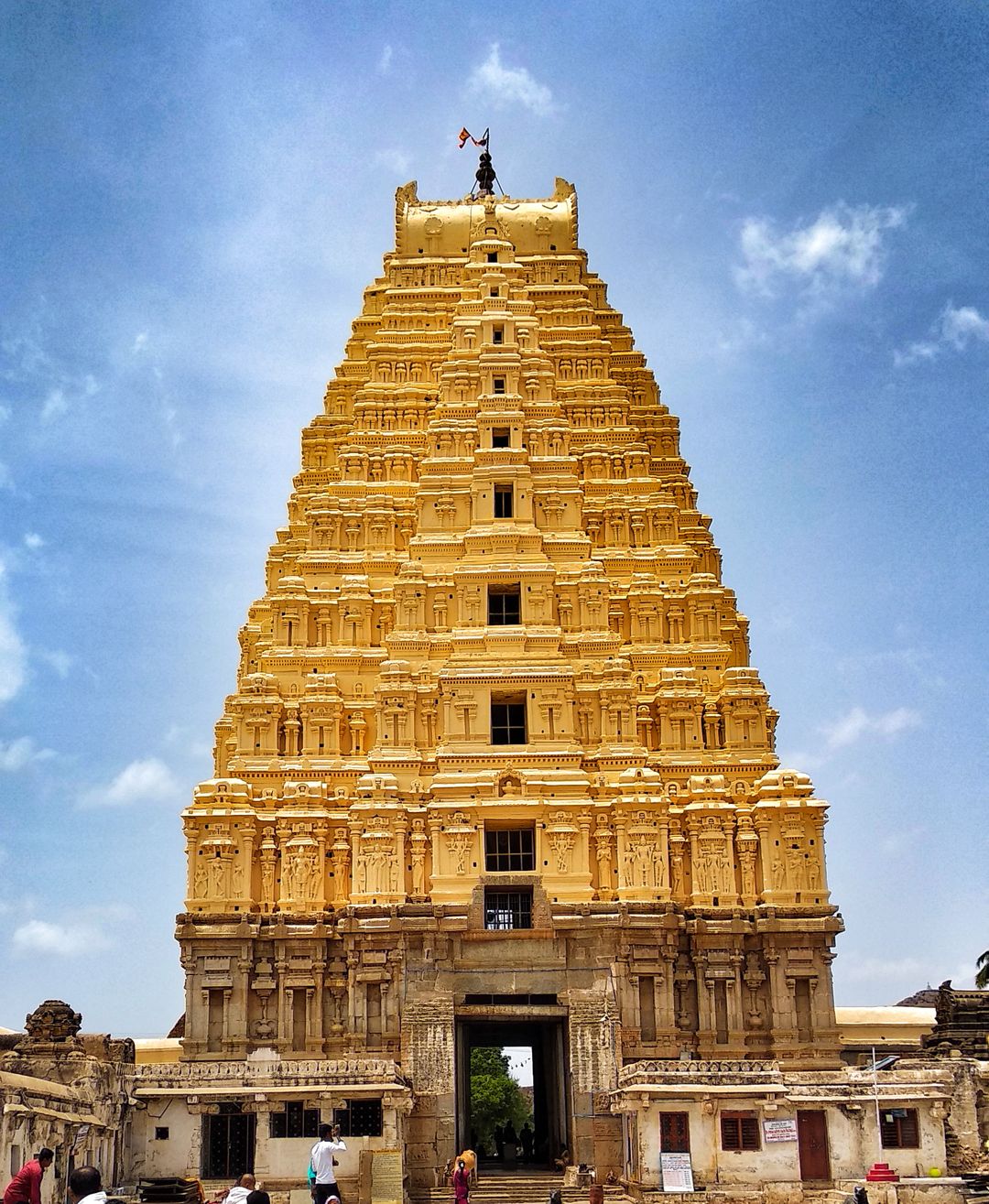 Virupaksha From Outside View, Hampi