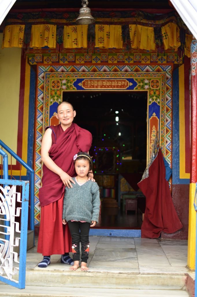 Woman monk, Choeling Nunnery, Tawang