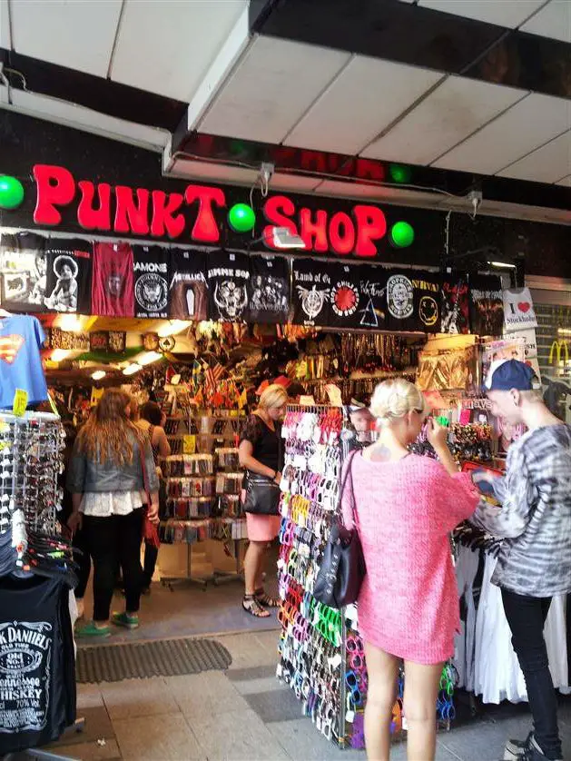 Punk shop, Stockholm - Punk isn't dead, not yet anyway
